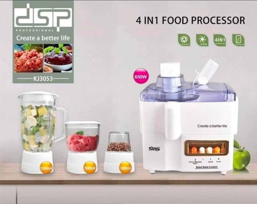 عصارة ست البيت DSP 1×4 متعددة الاستخدام 🥕✨ - الصورة 4