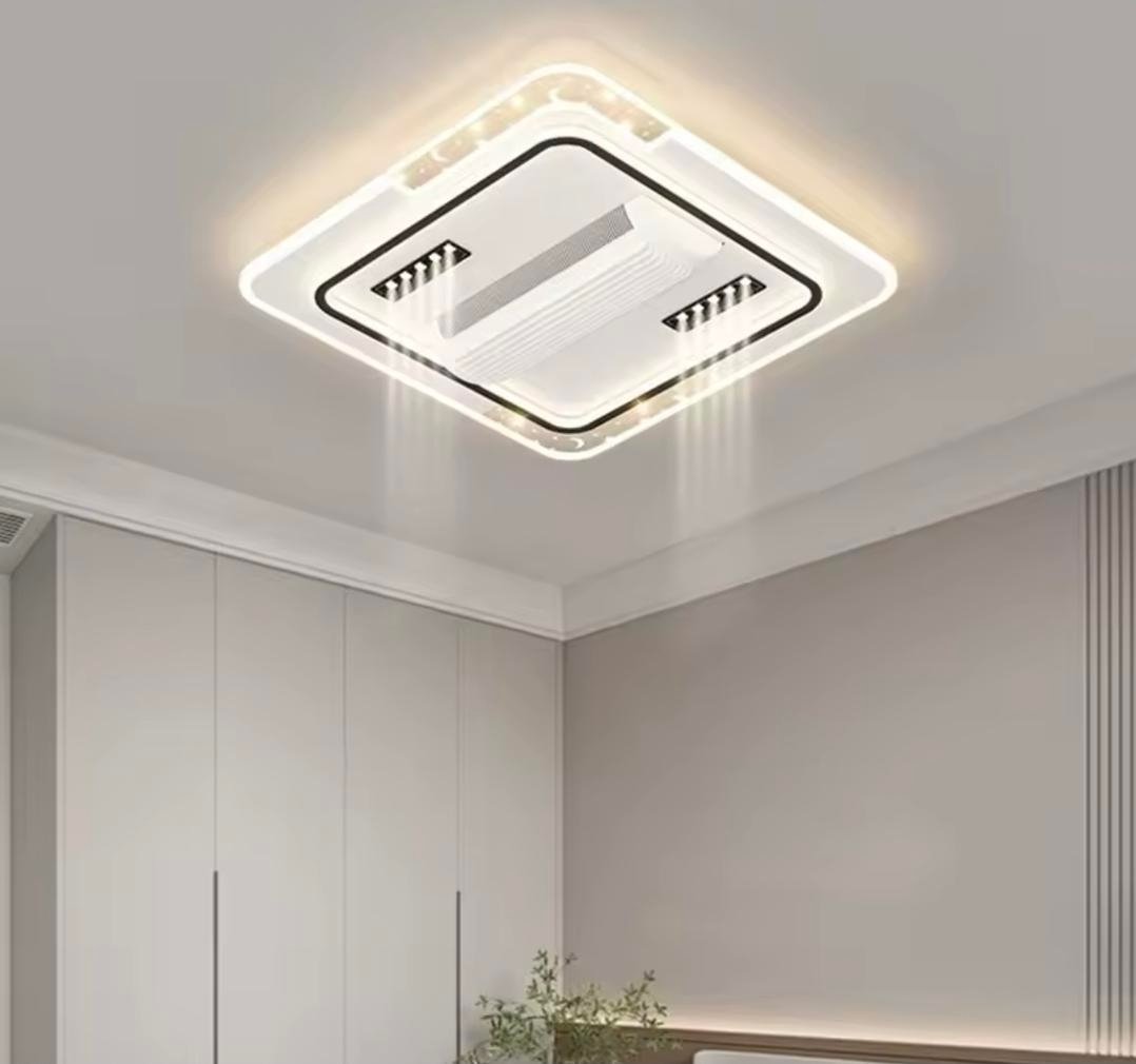 إضاءة ديكورية ثلاثية الوظائف 💡 إنارة | ❄️ تكييف | 🌬️ تهوية ✨ - الصورة 3