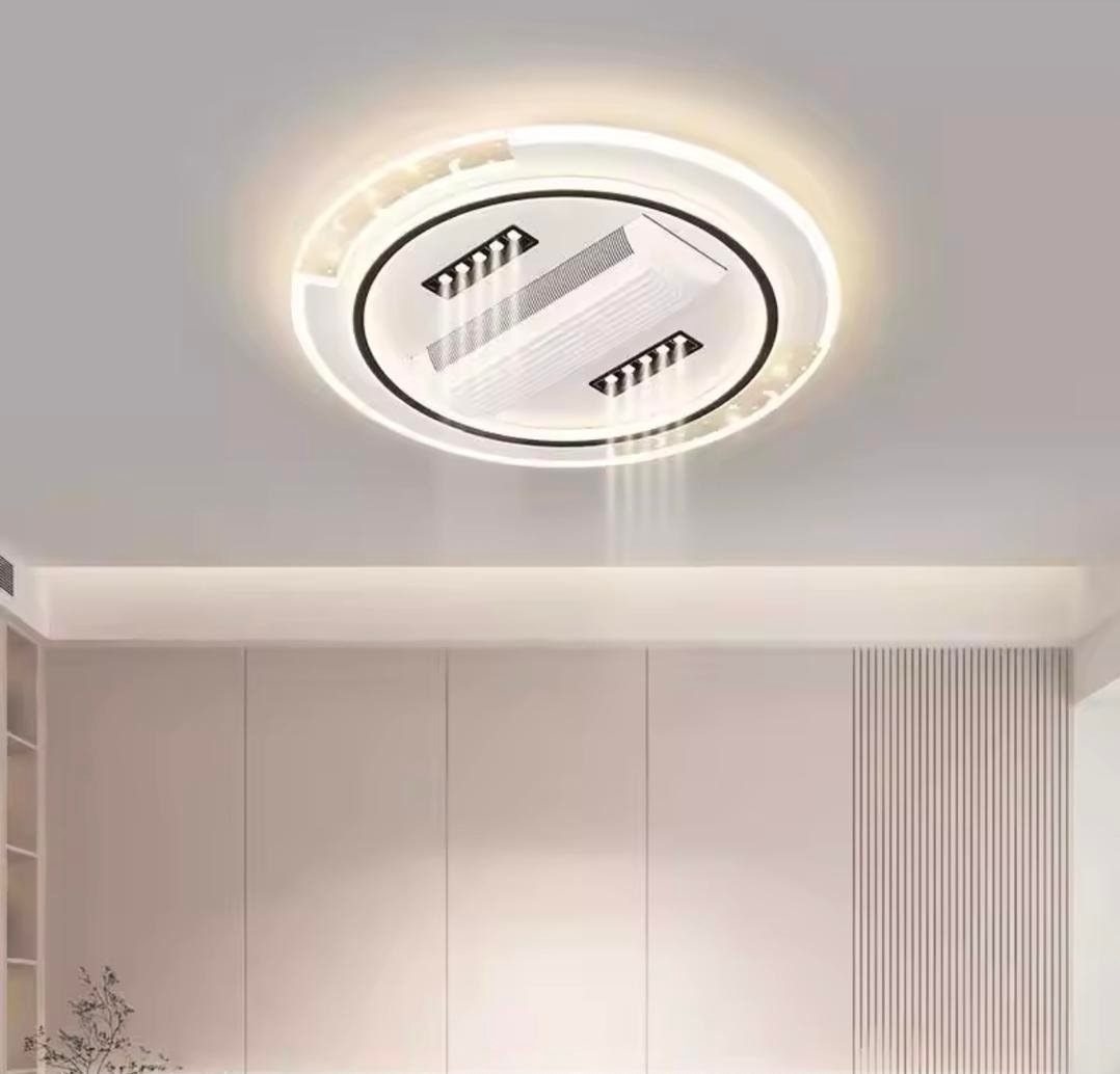 إضاءة ديكورية ثلاثية الوظائف 💡 إنارة | ❄️ تكييف | 🌬️ تهوية ✨ - الصورة 2
