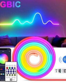 شريط إضاءة نيون LED ذكي RGB متعدد الألوان ✨