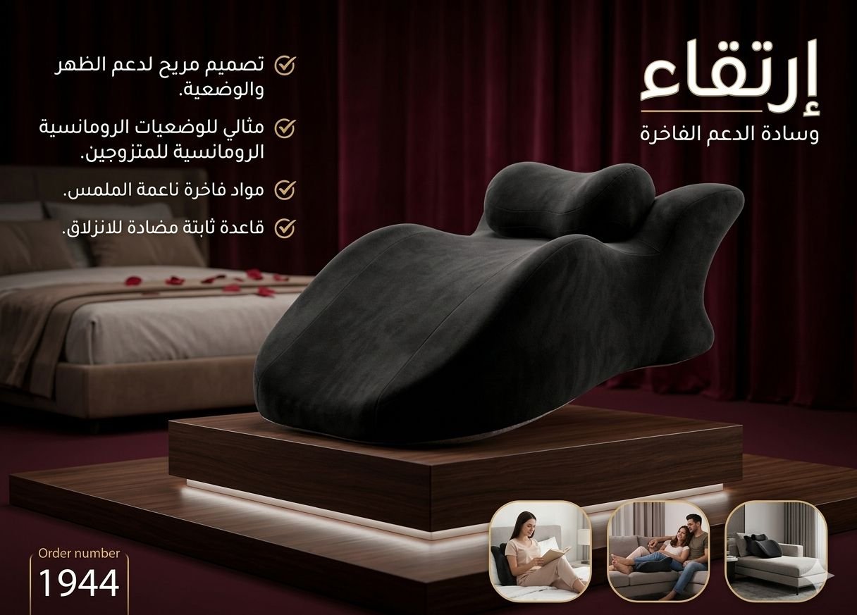 وسادة الاسترخاء والوضعيات للمتزوجين متعددة الاستخدام - الصورة 6