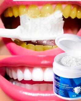 💎 مسحوق تبييض الأسنان العضوي – BRIGHT WHITE من SADOER
