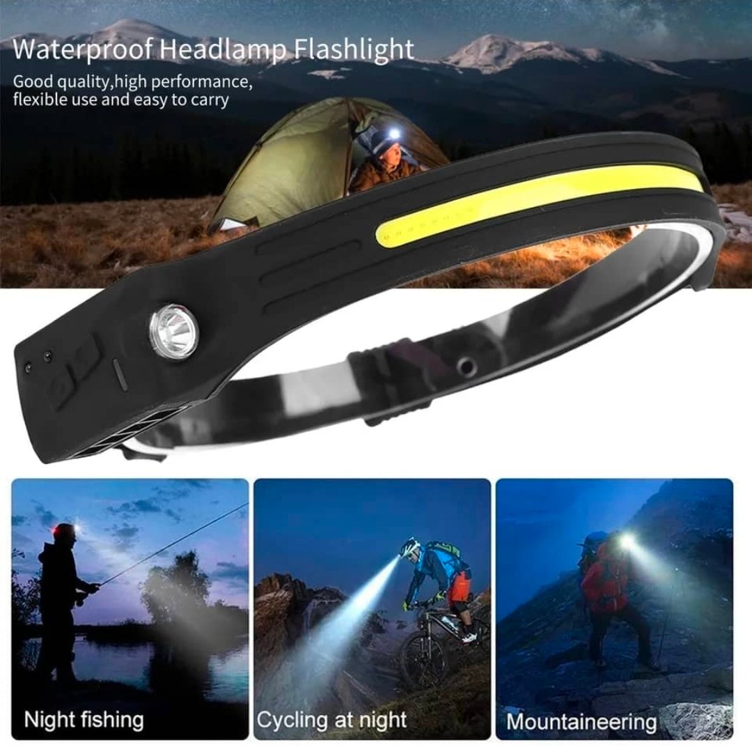 *مصباح راس LED قابل لاعادة الشحن من دي ام جي، 1 مصباح LED 1200 - الصورة 2