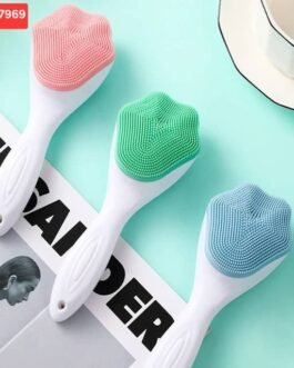 🧼 فرشاة تنظيف الجسم بعنايه السيليكون ابو مقبض