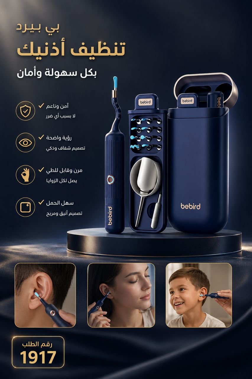 👂📱كاميرا ومنظار و مجموعة تنظيف الاذن بكاميرا عالية الدقة – رؤية أوضح وتنظيف أسهل! ✨ - الصورة 2