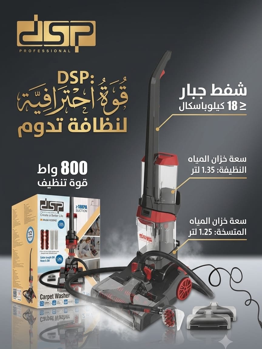 مكنسة غسيل السجاد والكنب DSP Professional - الصورة 4