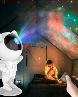 🌌 بروجكتر اضاءه و ابجورة رجل الفضاء ومكبر صوت 🚀✨الحجم الكبير