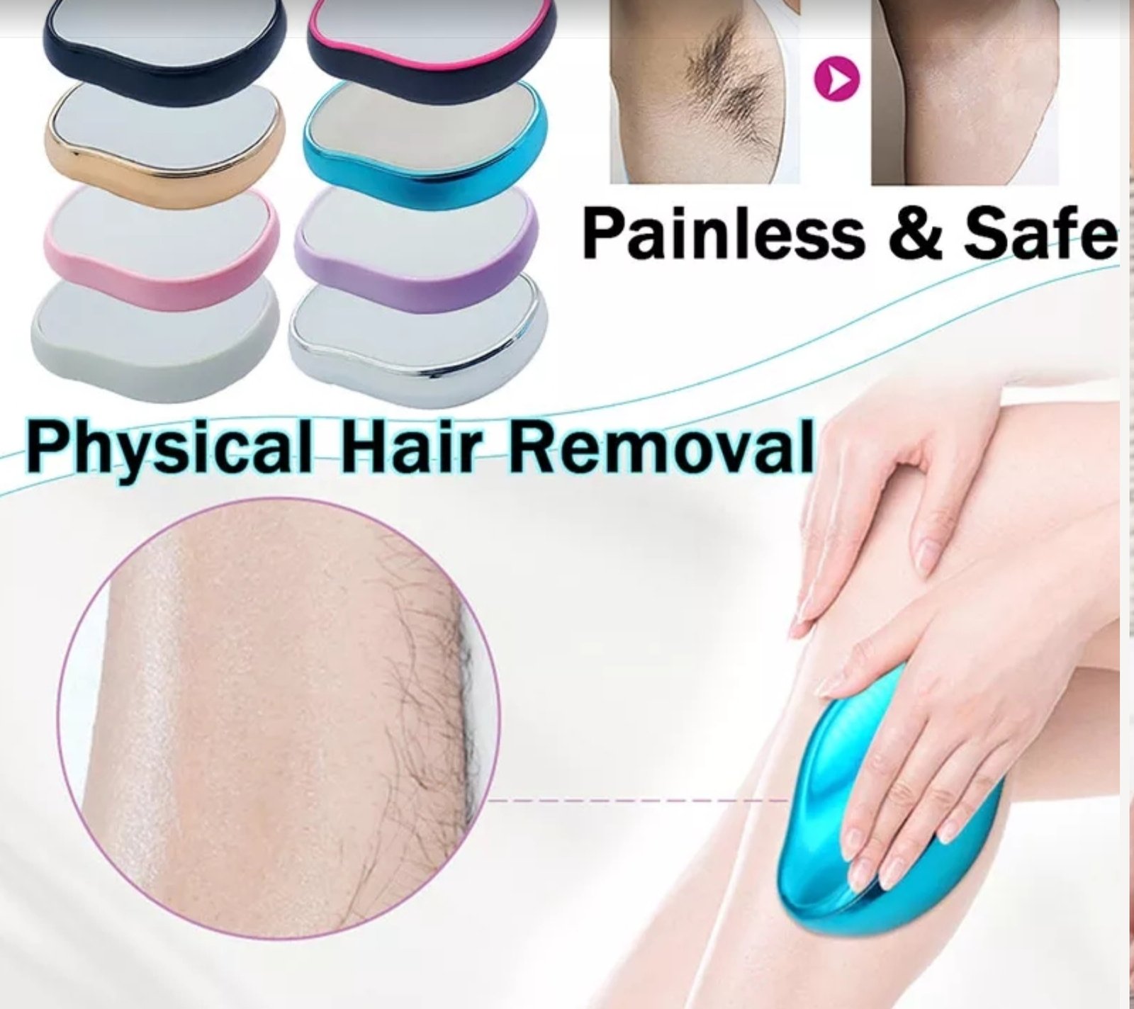 💗 ممحاه مزيل الشعر الكريستالي بتقنية النانو 💗 - الصورة 2